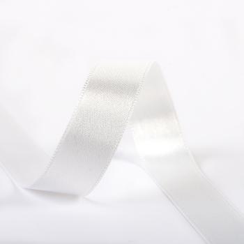 Satinband 6mm Optisches Weiß